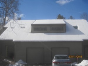 No snow melt-good insulation 