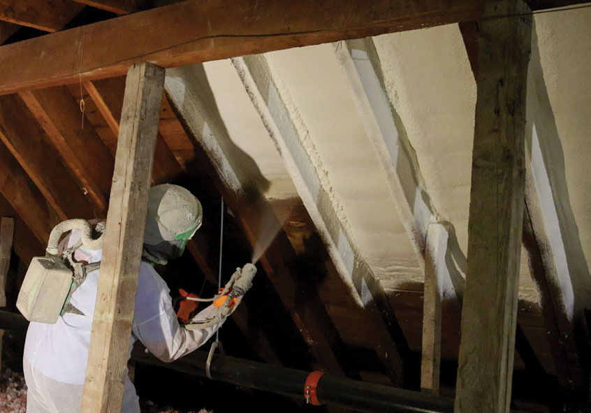 Enverge One-pass Spray Foam Insulation